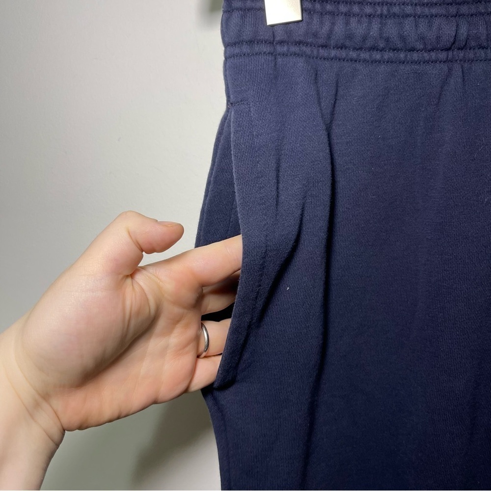 Adidas men’s Navy logo stripe C90 comfortable sweatpants joggers in S - Picture 4 of 7